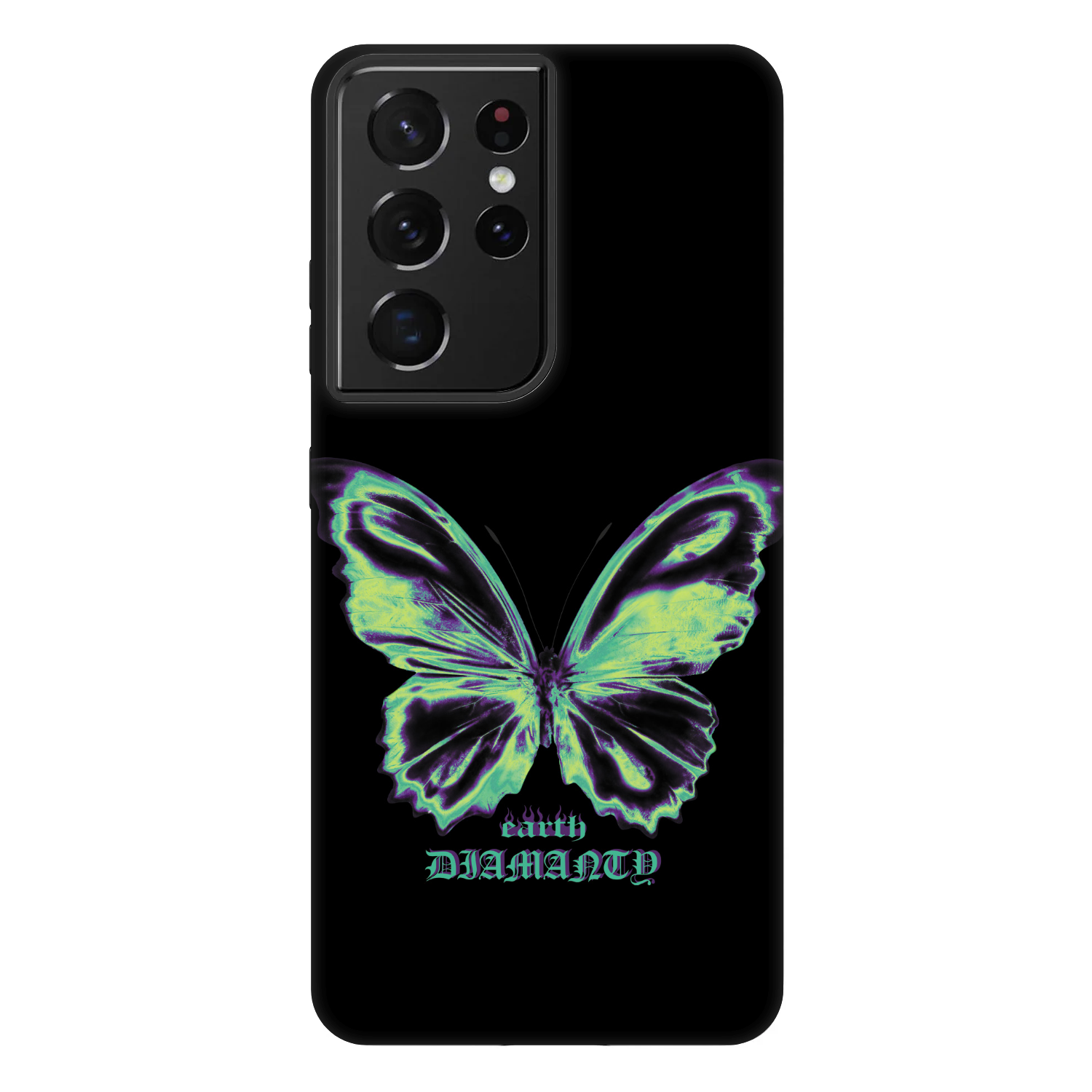 Picasee Fashion Case za Samsung Galaxy S21 Ultra 5G G998B - Diamanty Blue