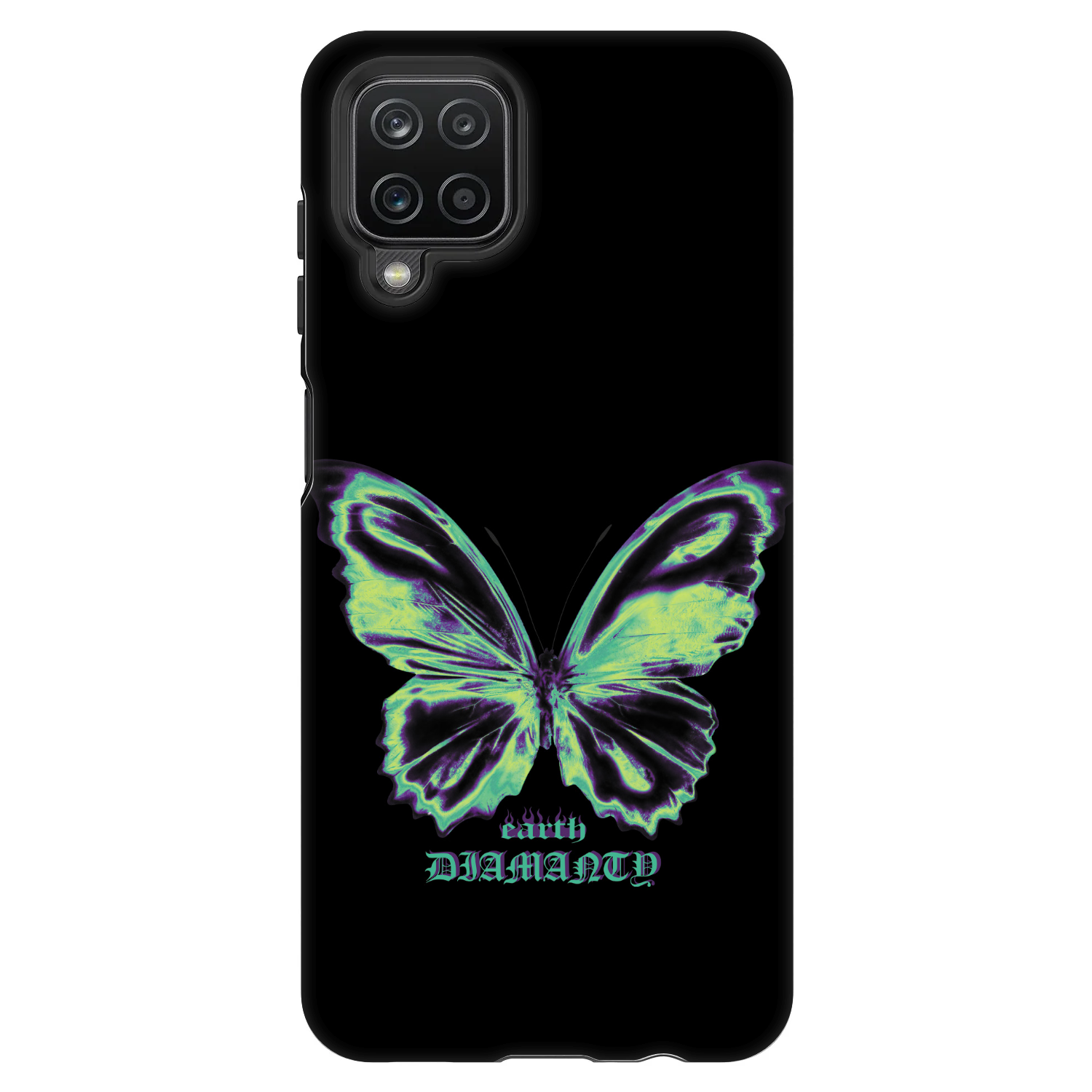 Picasee Fashion Case za Samsung Galaxy A12 A125F - Diamanty Blue