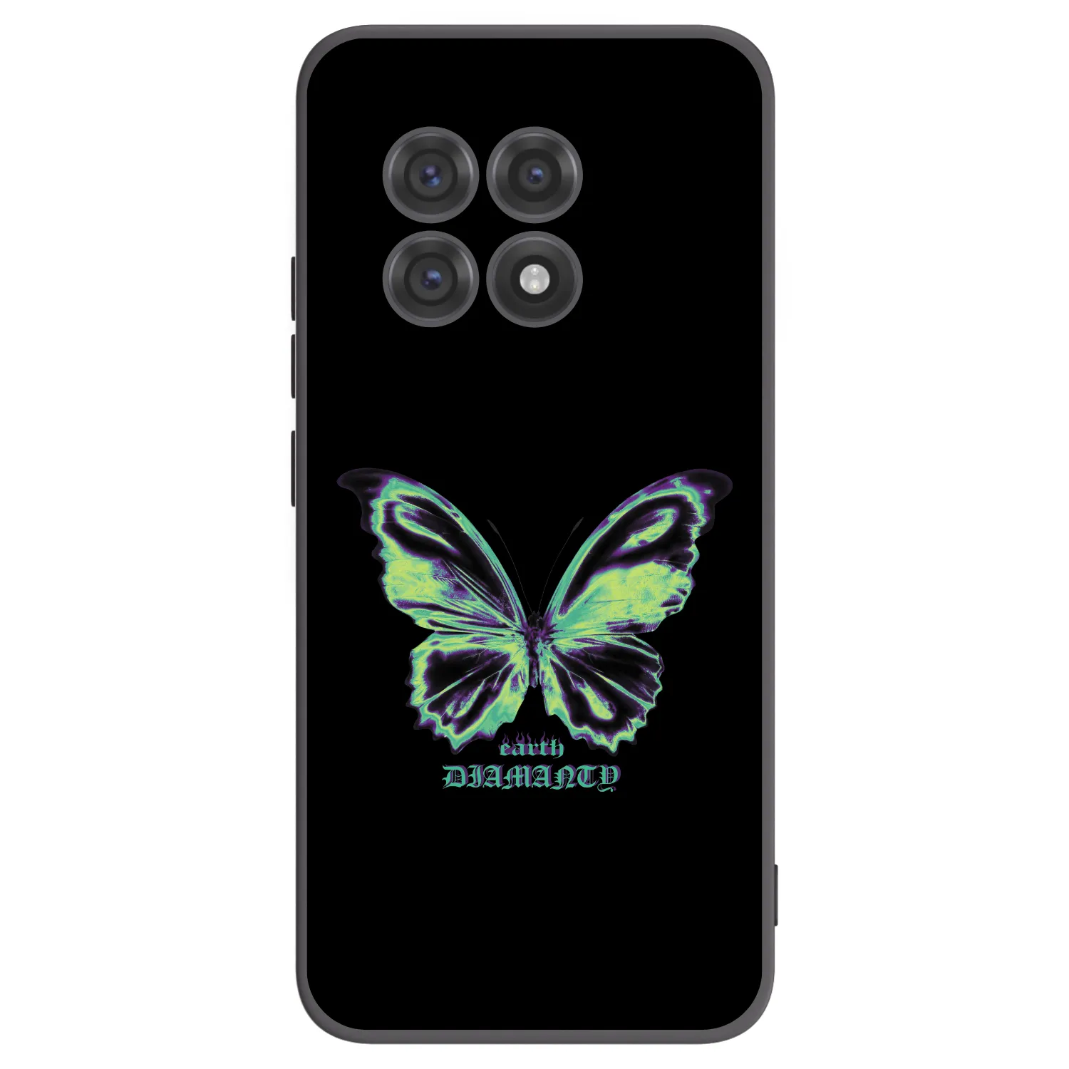 Picasee silikonski črni ovitek za OnePlus 13R 5G - Diamanty Blue