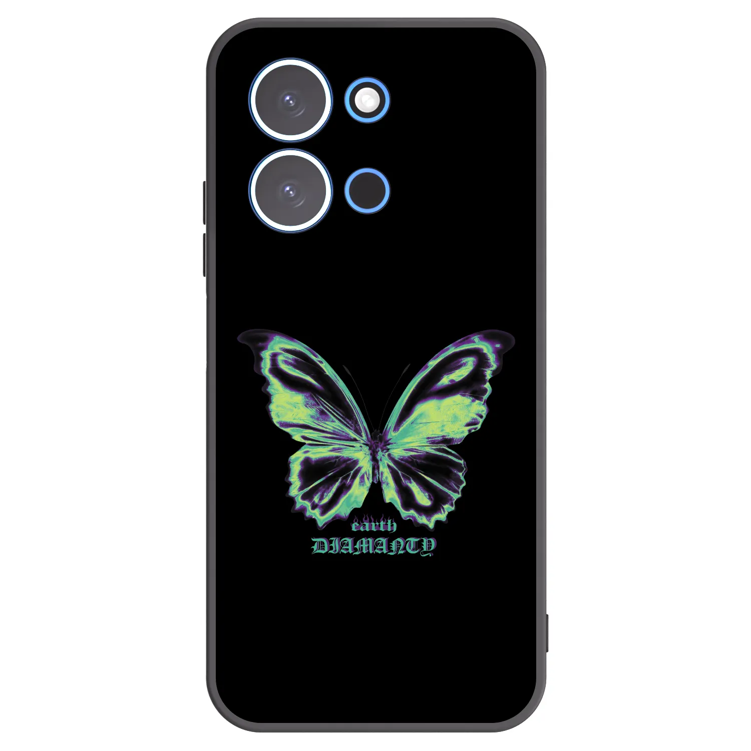 Picasee silikonski črni ovitek za Xiaomi Redmi 15C 4G - Diamanty Blue