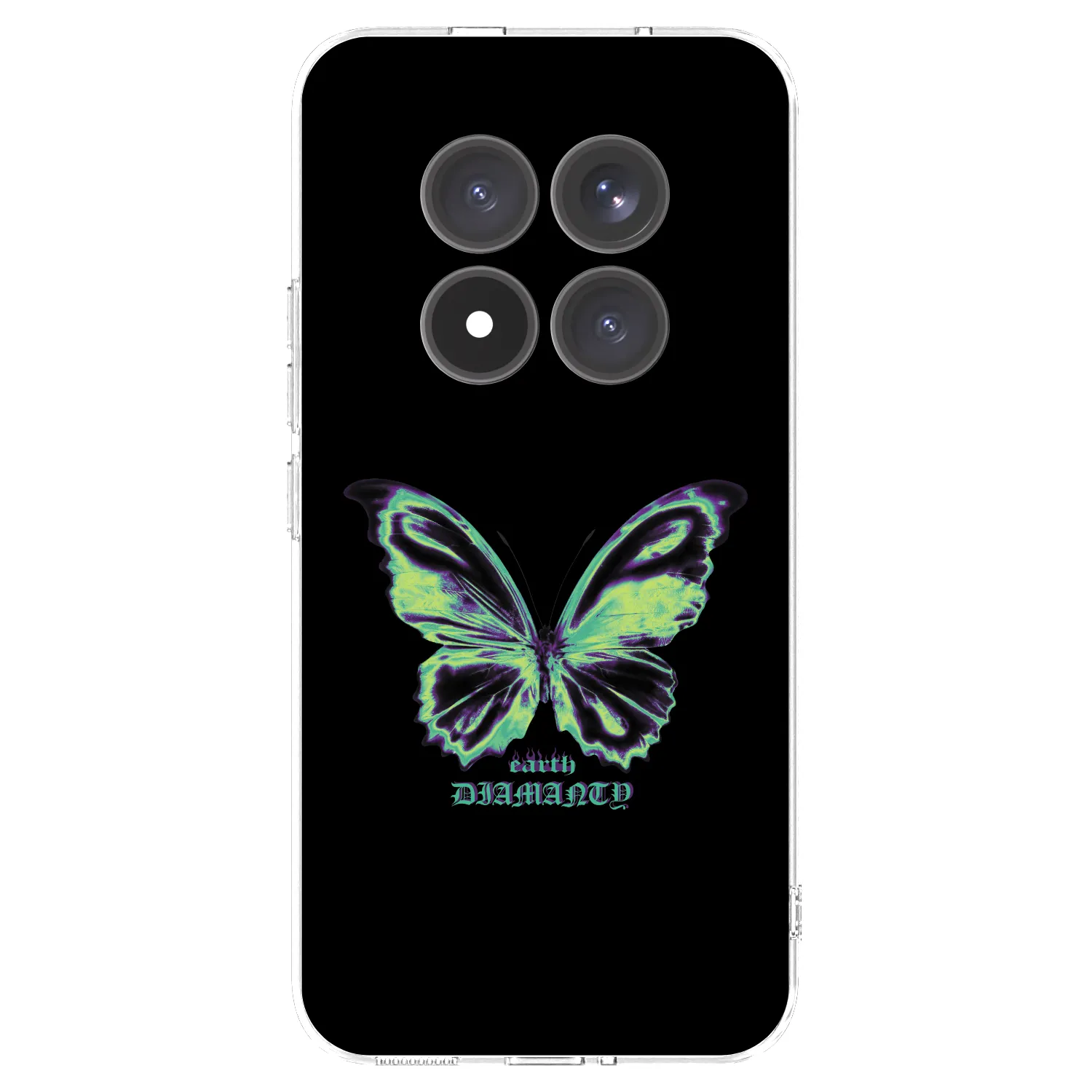 Picasee silikonski prozorni ovitek za Xiaomi Redmi Note 15 Pro+ - Diamanty Blue