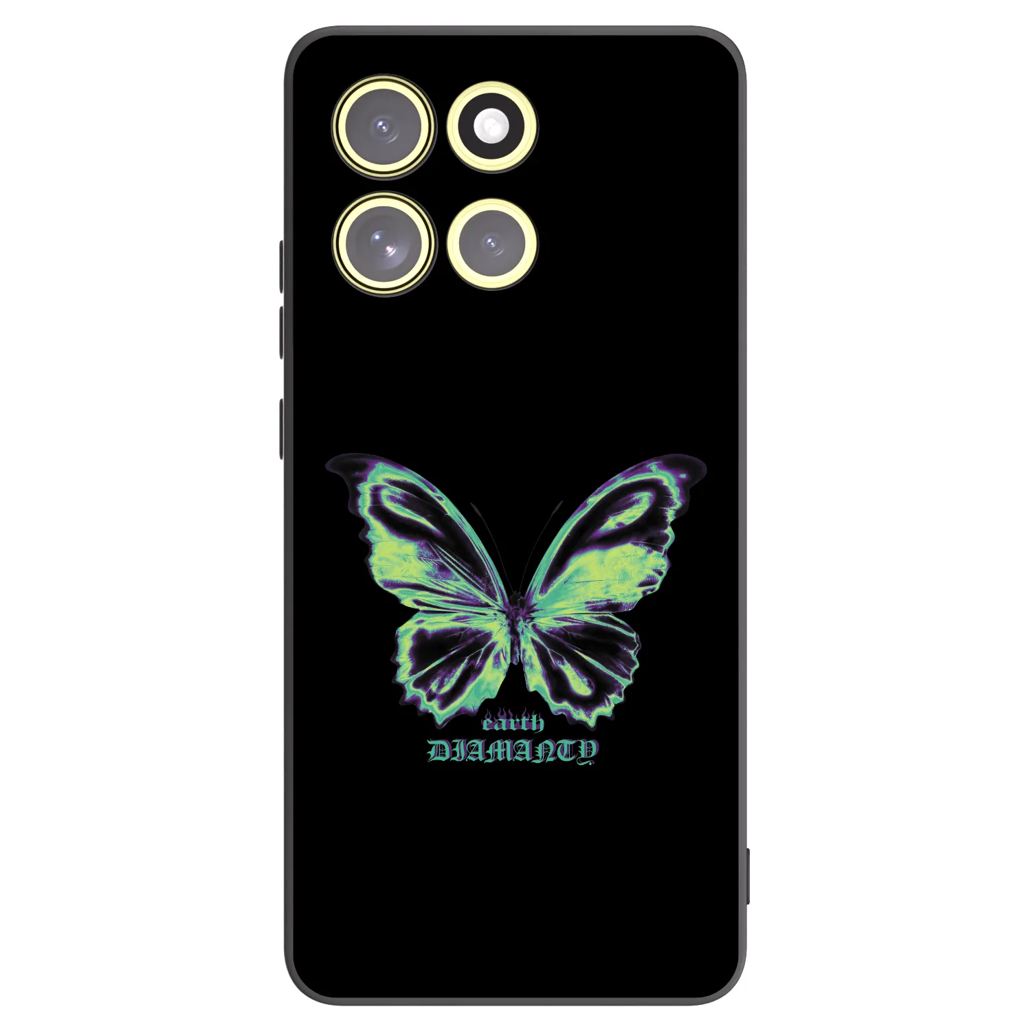 Picasee silikonski črni ovitek za Motorola Moto G86 Power 5G - Diamanty Blue