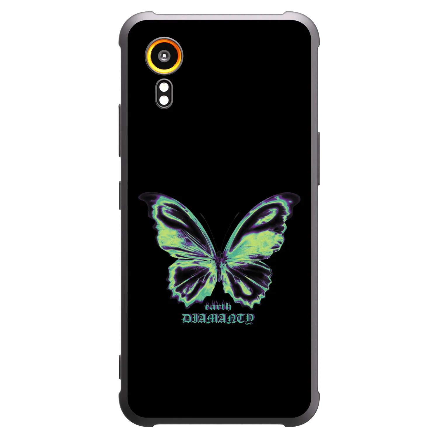 Picasee silikonski črni ovitek za Samsung Galaxy Xcover 7 - Diamanty Blue