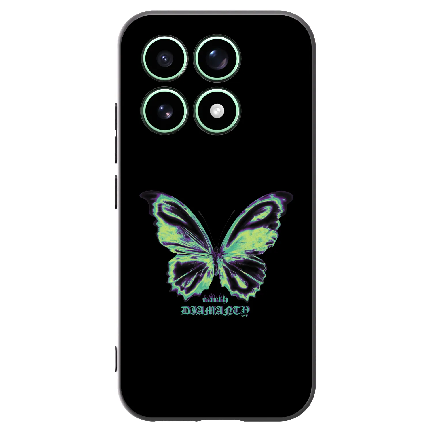 Picasee silikonski črni ovitek za Xiaomi 17 - Diamanty Blue