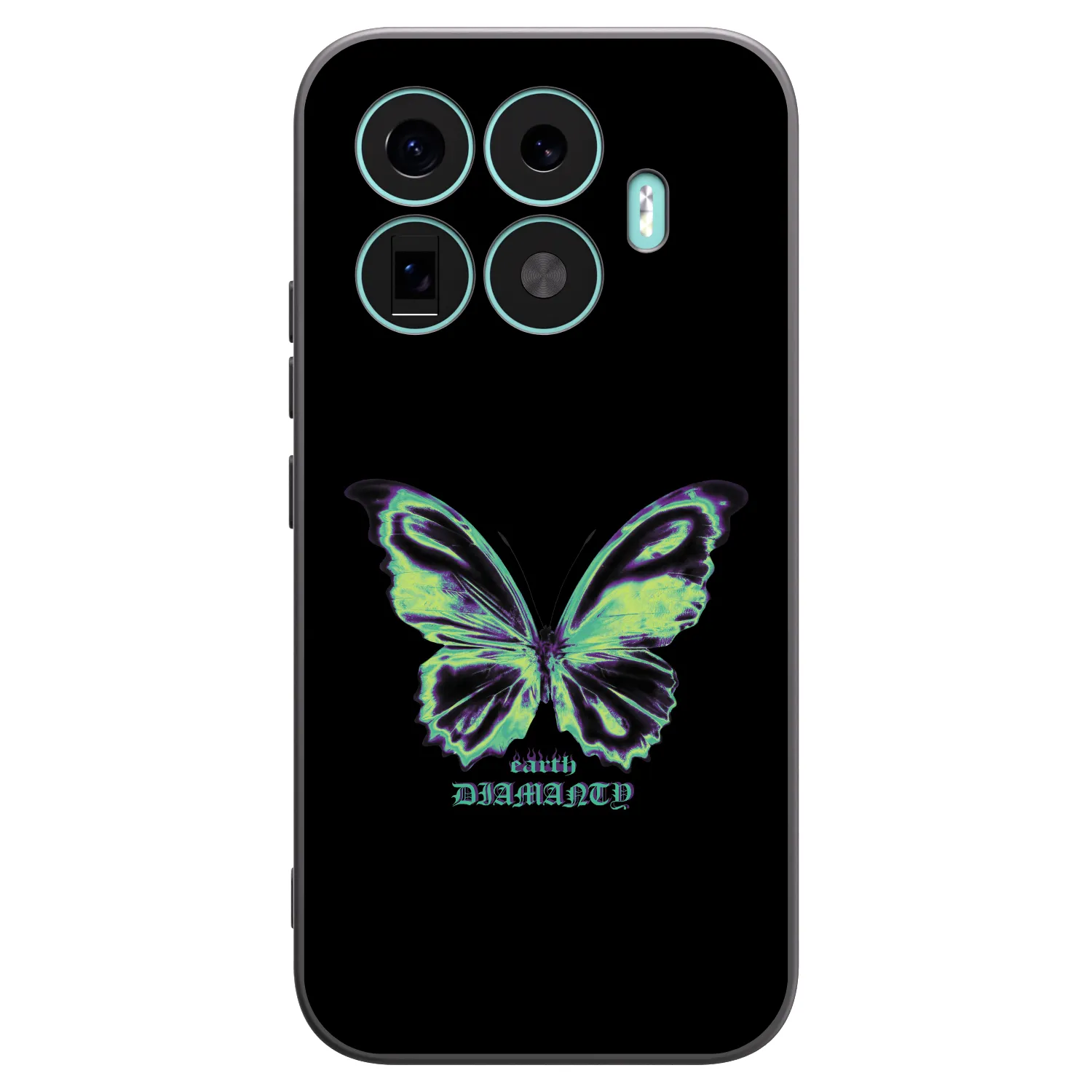 Picasee silikonski črni ovitek za Xiaomi 17T - Diamanty Blue