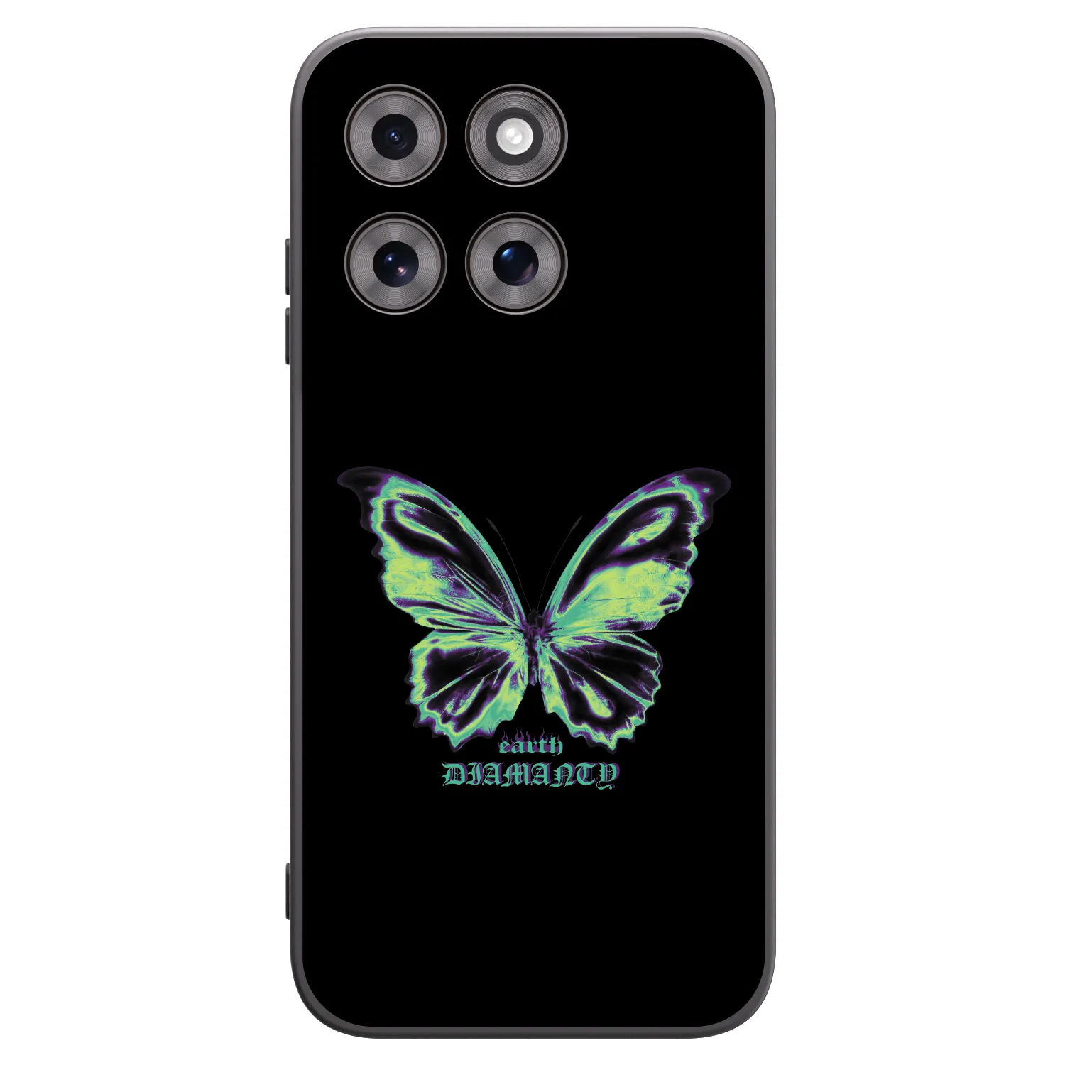 Picasee silikonski črni ovitek za Motorola Moto G77 - Diamanty Blue