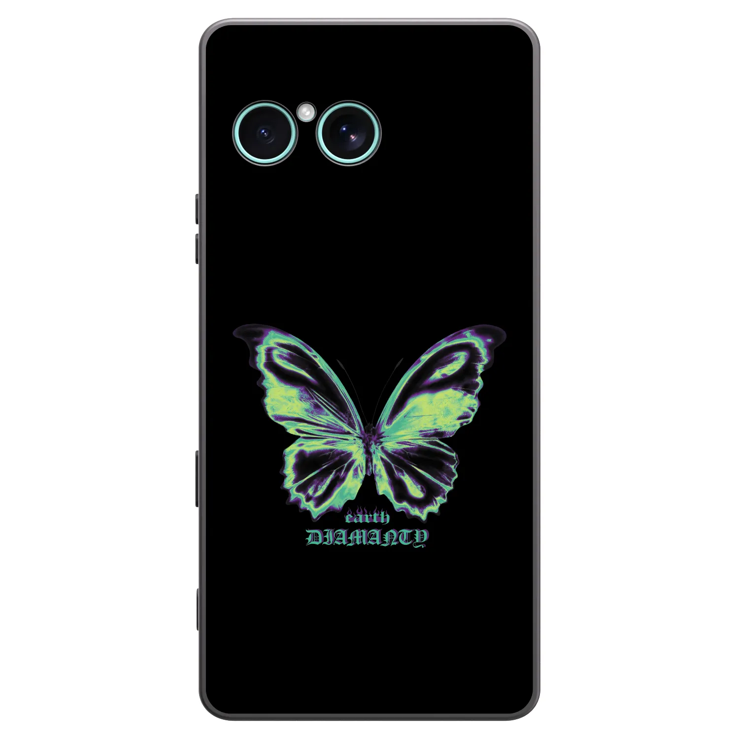 Picasee silikonski črni ovitek za Sony Xperia 10 VII - Diamanty Blue