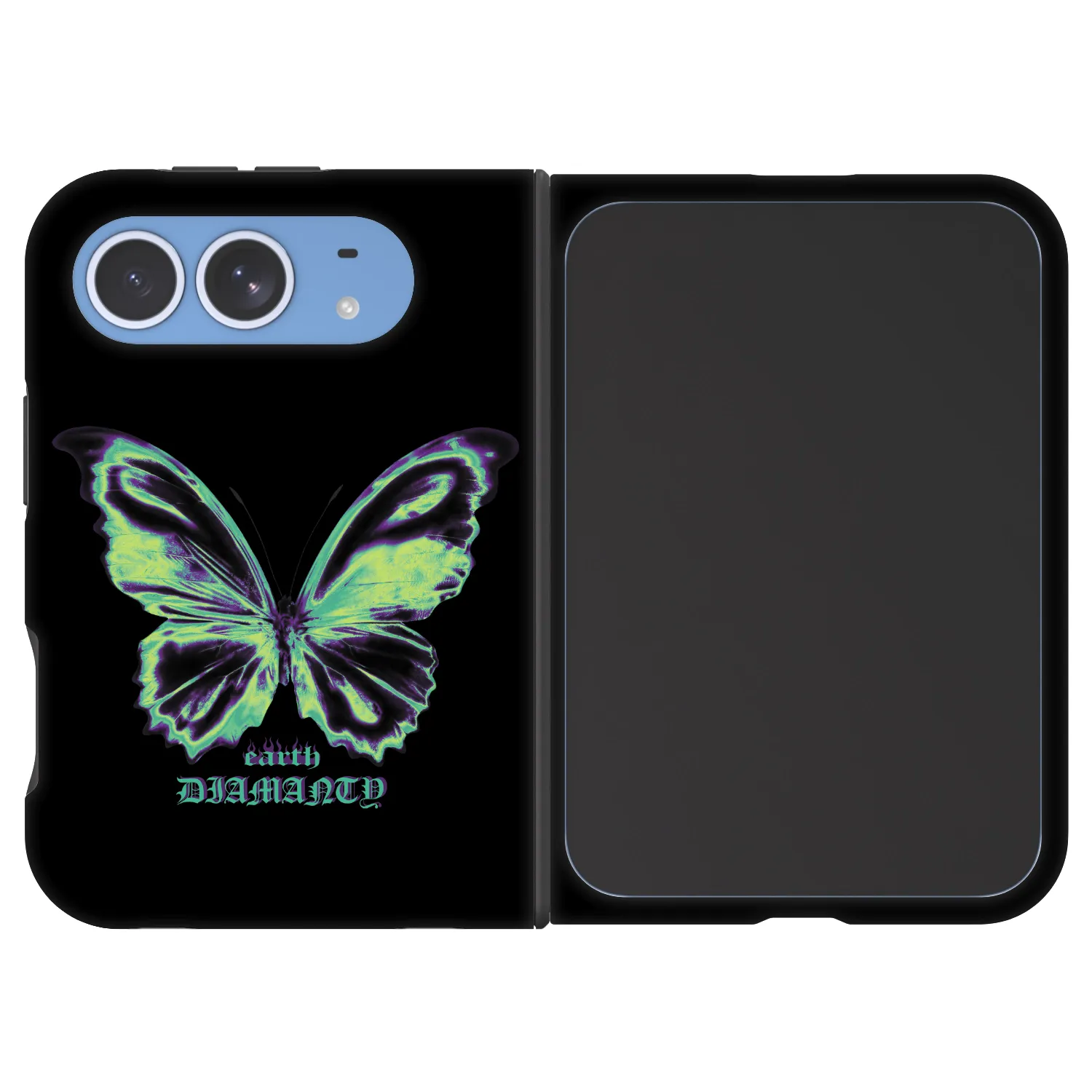Picasee Fashion Case MagSafe za Apple iPhone Duo - Diamanty Blue