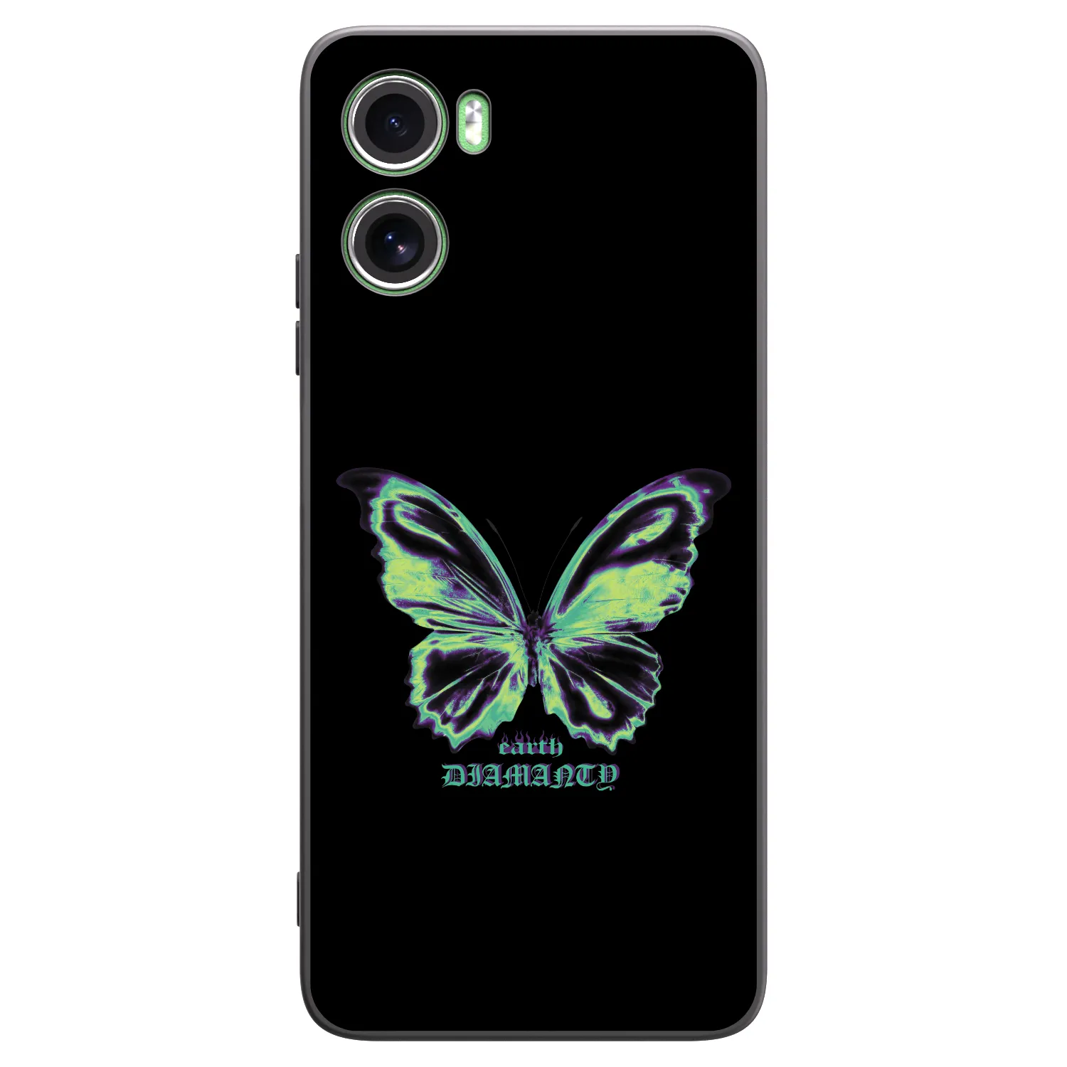 Picasee silikonski črni ovitek za Motorola Moto G06 - Diamanty Blue