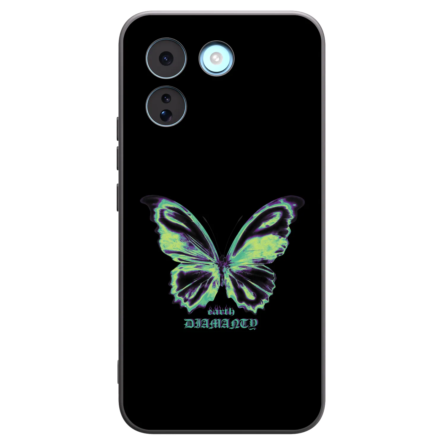 Picasee silikonski črni ovitek za Xiaomi Redmi Note 17 Pro MAX 5G - Diamanty Blue