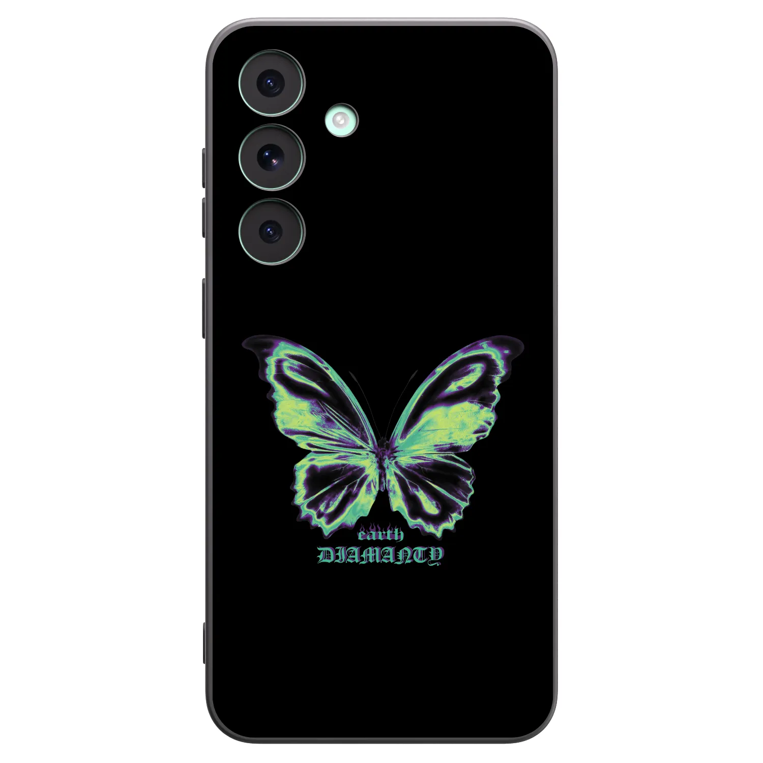 Picasee silikonski črni ovitek za Samsung Galaxy S26 FE - Diamanty Blue