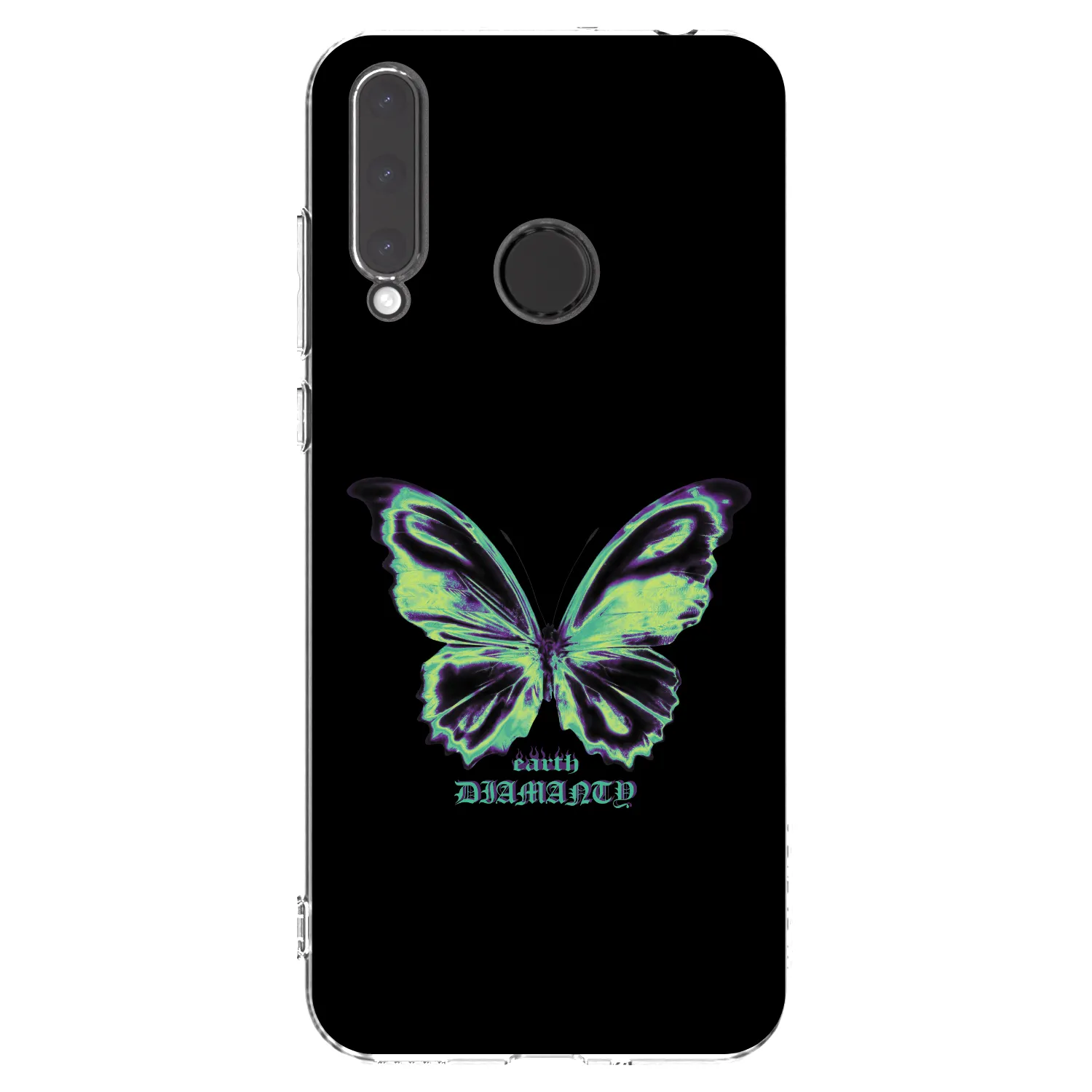 Picasee silikonski prozorni ovitek za Honor 20 Lite - Diamanty Blue