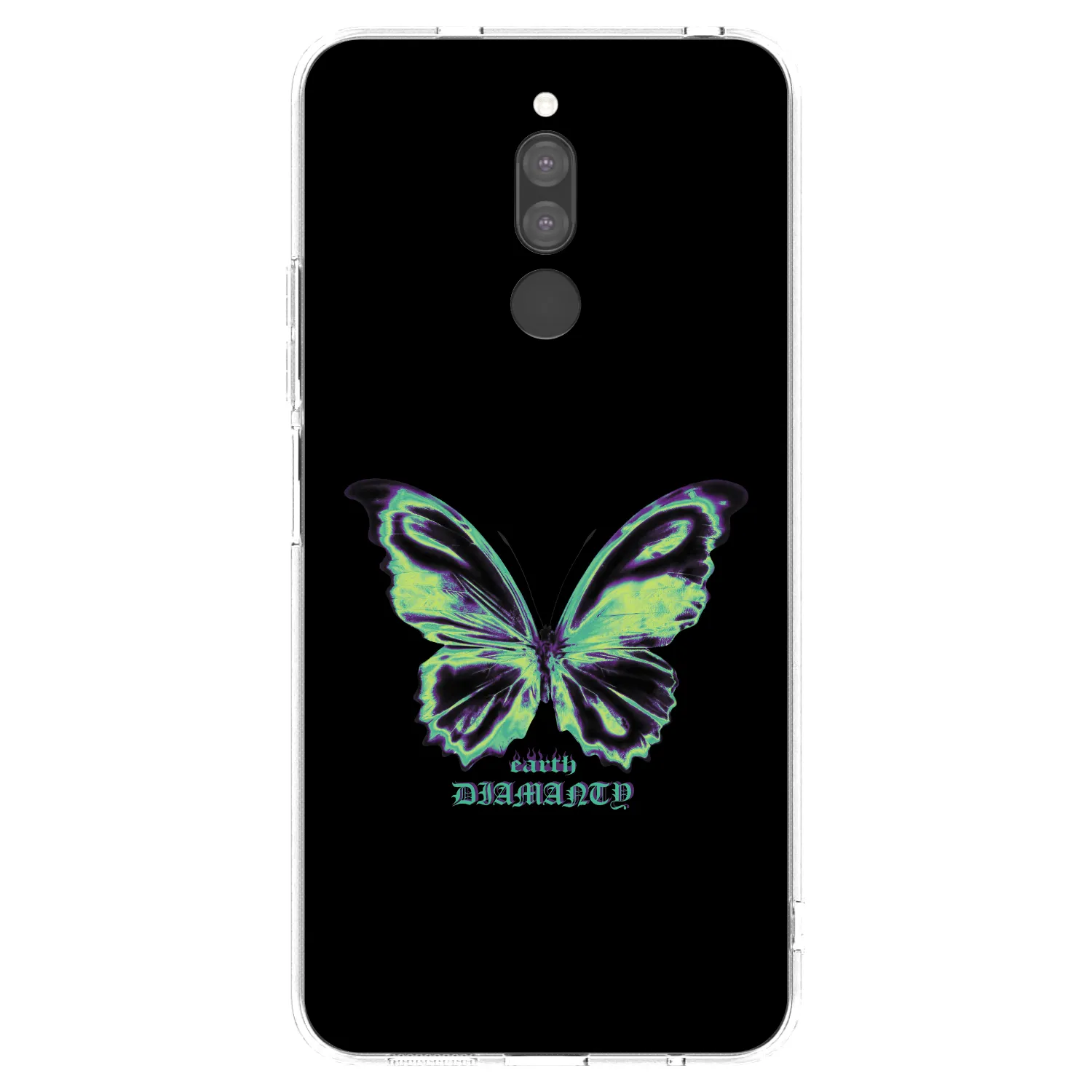 Picasee silikonski prozorni ovitek za Xiaomi Redmi 8 - Diamanty Blue