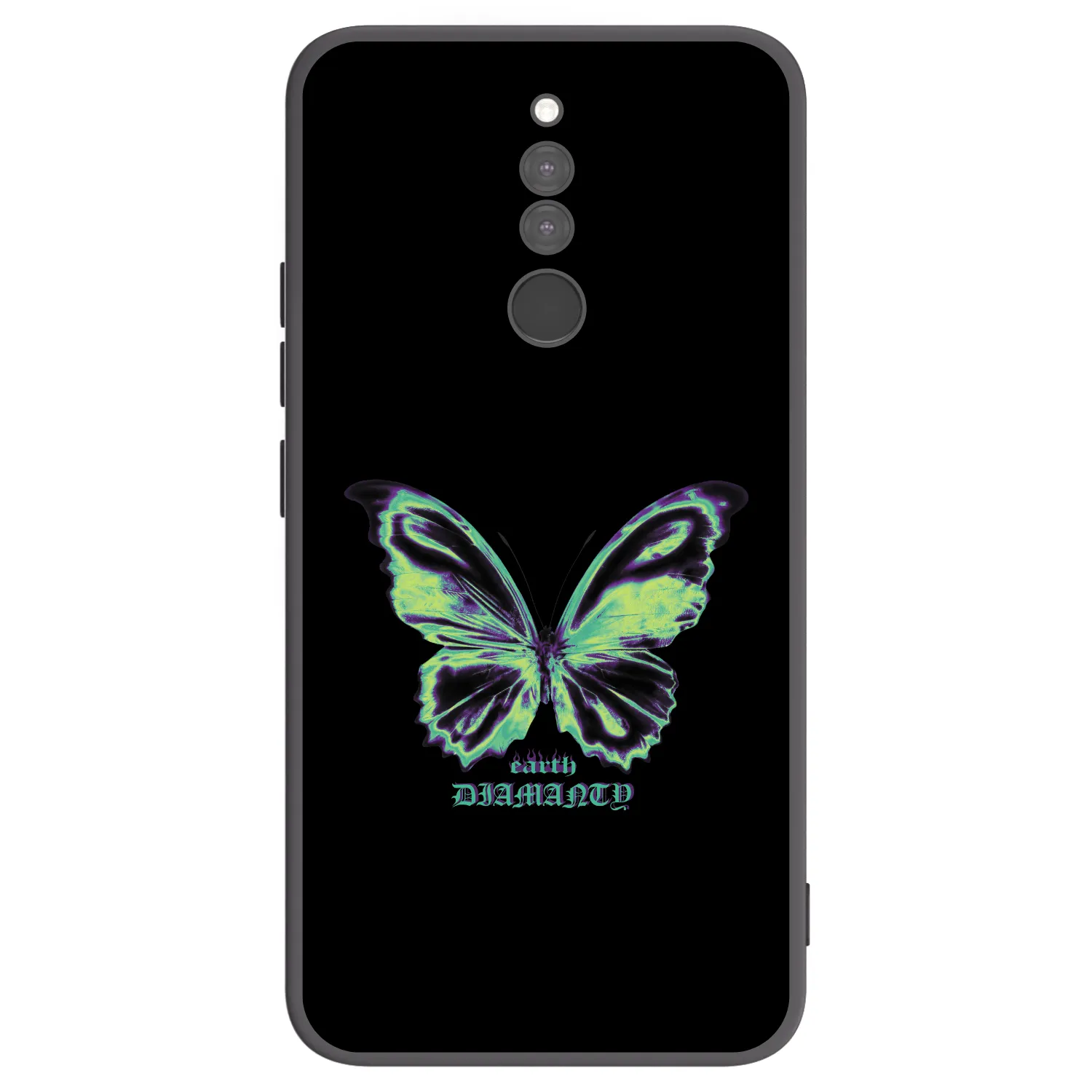 Picasee silikonski črni ovitek za Xiaomi Redmi 8 - Diamanty Blue