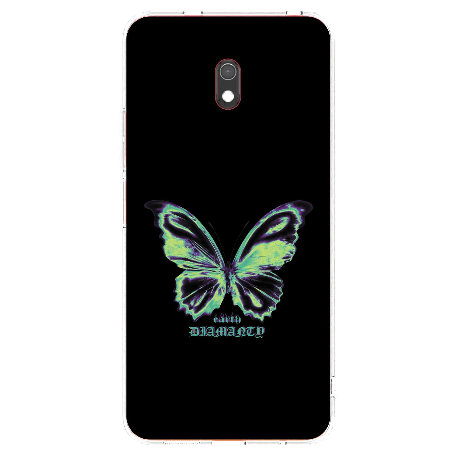 Picasee silikonski prozorni ovitek za Xiaomi Redmi 8A - Diamanty Blue