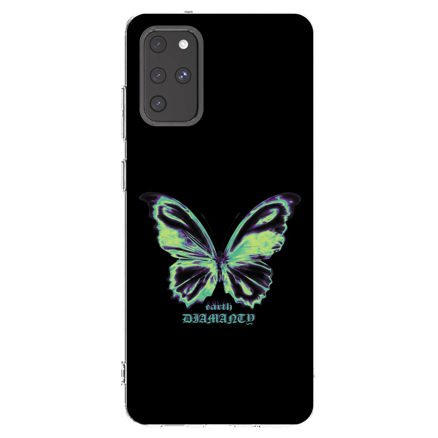 Picasee silikonski prozorni ovitek za Samsung Galaxy S20+ G985F - Diamanty Blue