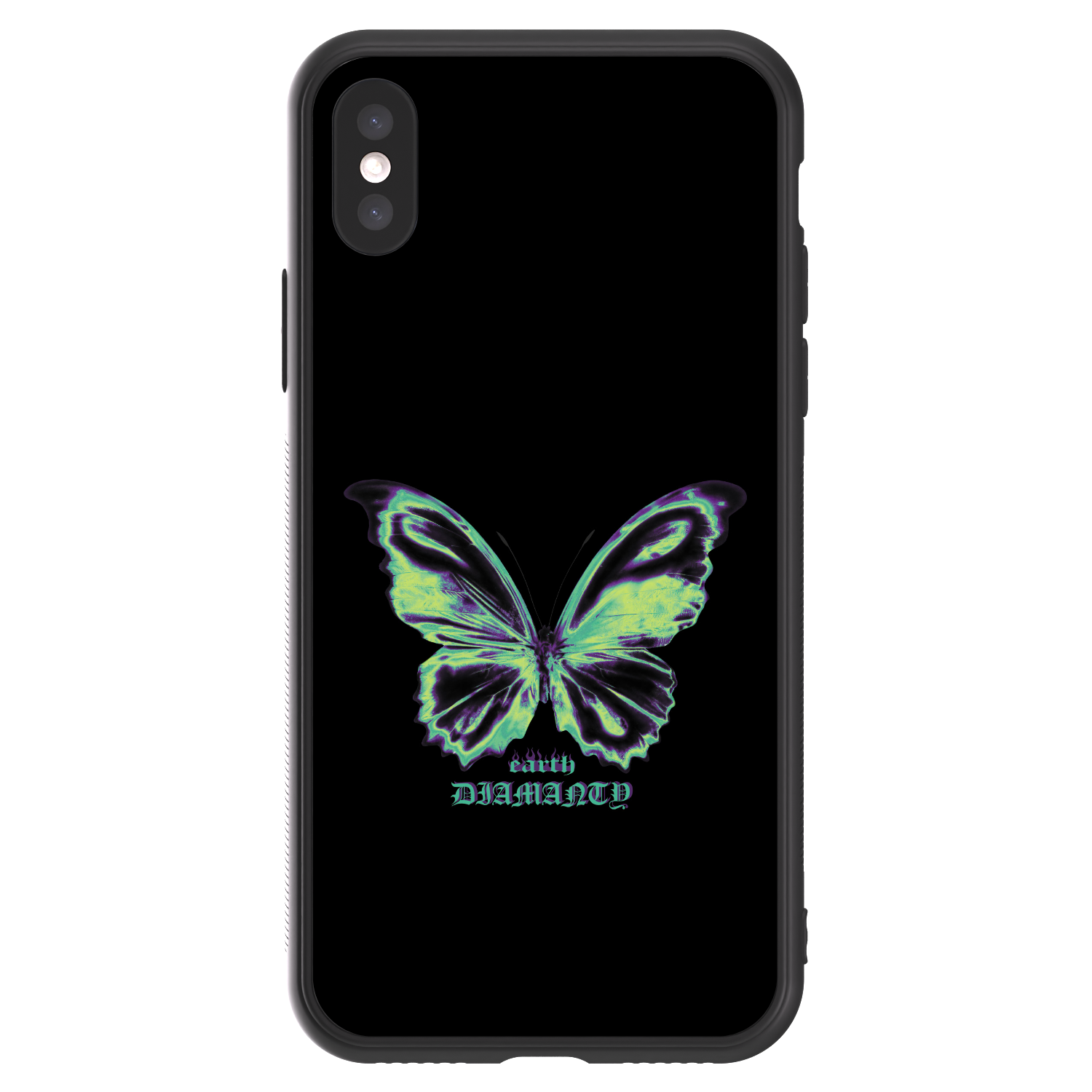 Picasee ULTIMATE CASE za Apple iPhone X/XS - Diamanty Blue