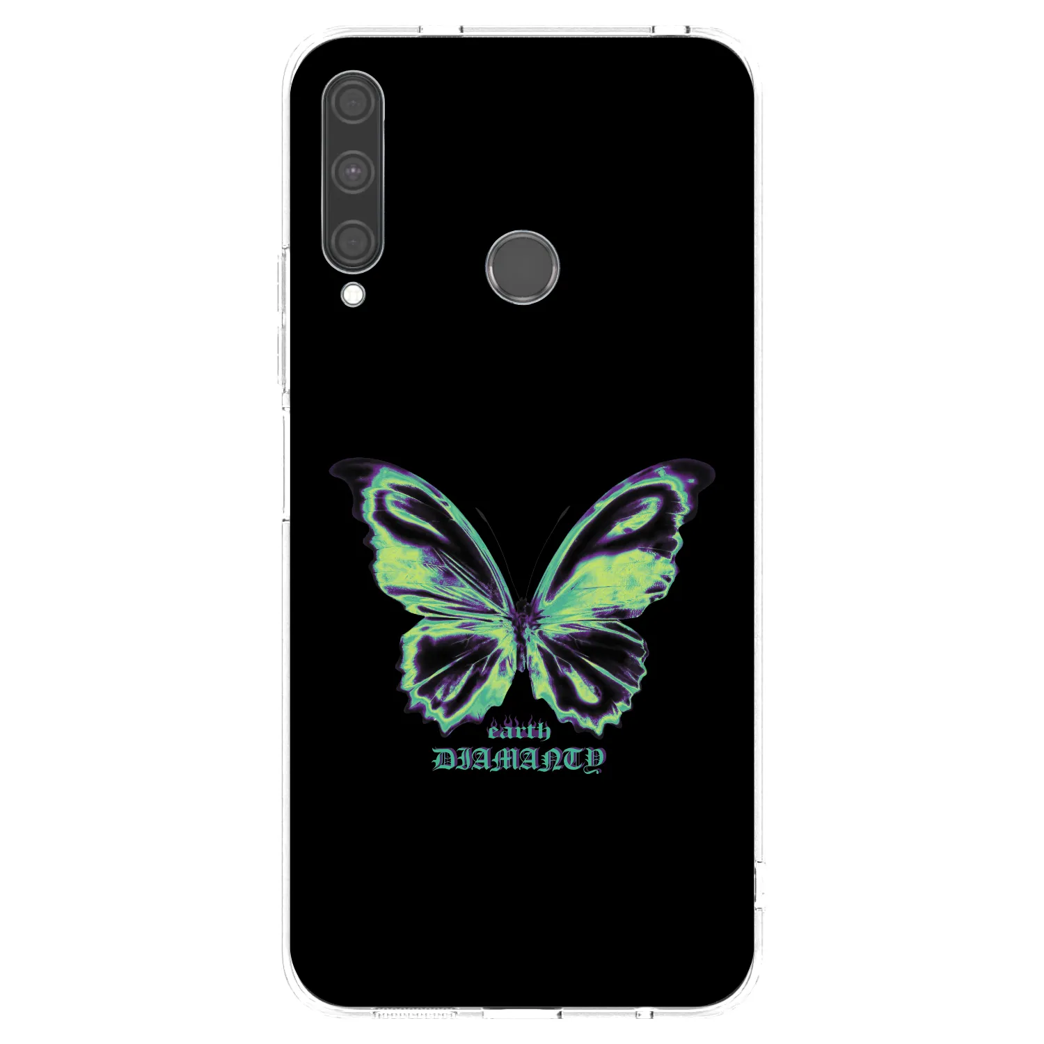 Picasee silikonski prozorni ovitek za Huawei P40 Lite E - Diamanty Blue