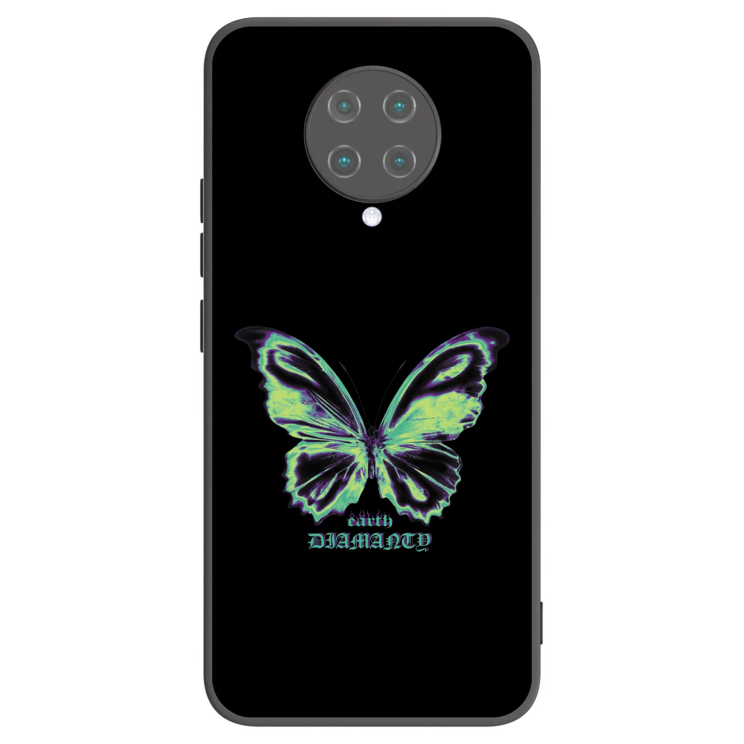 Picasee silikonski črni ovitek za Xiaomi Poco F2 Pro - Diamanty Blue