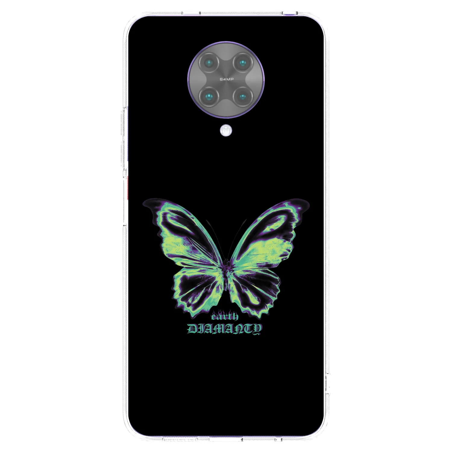 Picasee silikonski prozorni ovitek za Xiaomi Poco F2 Pro - Diamanty Blue