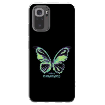 Picasee silikonski prozorni ovitek za Xiaomi Redmi Note 10S - Diamanty Blue