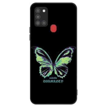 Ovitek za Samsung Galaxy A21s - Diamanty Blue