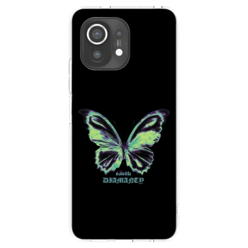 Picasee silikonski prozorni ovitek za Xiaomi Mi 11 - Diamanty Blue