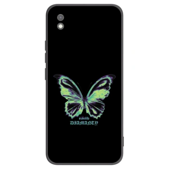 Picasee silikonski črni ovitek za Xiaomi Redmi 9AT - Diamanty Blue