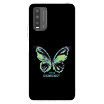 Picasee silikonski črni ovitek za Xiaomi Redmi 9T - Diamanty Blue
