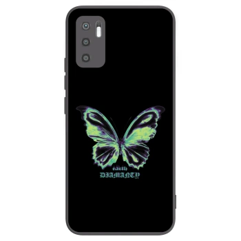 Picasee silikonski črni ovitek za Xiaomi Redmi Note 10 5G - Diamanty Blue