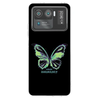 Picasee silikonski prozorni ovitek za Xiaomi Mi 11 Ultra - Diamanty Blue