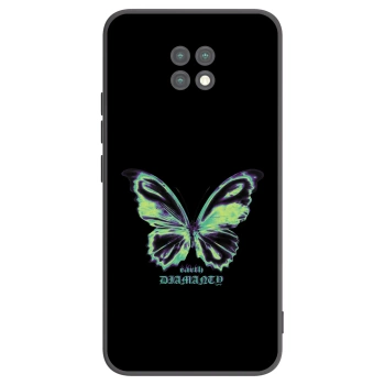 Picasee silikonski črni ovitek za Xiaomi Redmi Note 9T - Diamanty Blue