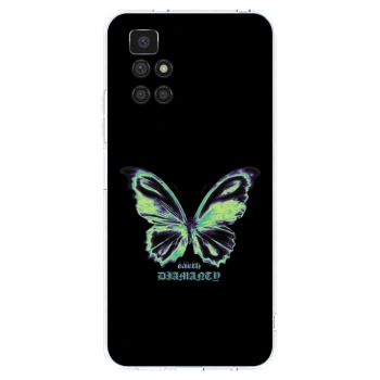 Picasee silikonski prozorni ovitek za Xiaomi Redmi 10 - Diamanty Blue