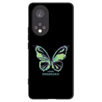Picasee silikonski črni ovitek za Honor 50 5G - Diamanty Blue
