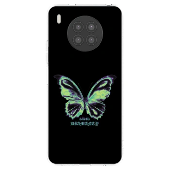 Picasee silikonski prozorni ovitek za Huawei Nova 8i - Diamanty Blue