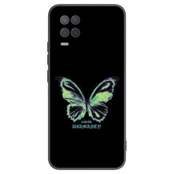 Picasee silikonski črni ovitek za Realme 8 5G - Diamanty Blue