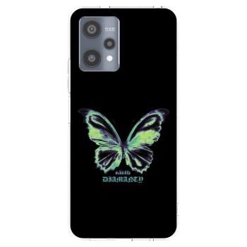 Picasee silikonski prozorni ovitek za Realme 9 Pro 5G - Diamanty Blue