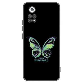 Picasee silikonski črni ovitek za Xiaomi Poco X4 Pro 5G - Diamanty Blue