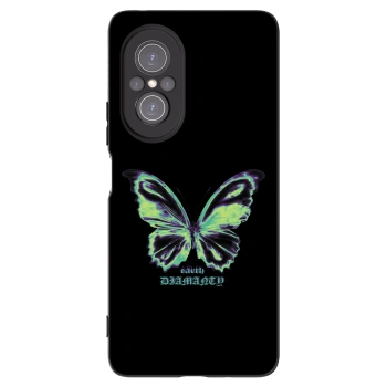 Picasee silikonski črni ovitek za Huawei Nova 9 SE - Diamanty Blue