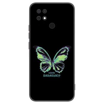 Picasee silikonski črni ovitek za Xiaomi Redmi 10C - Diamanty Blue