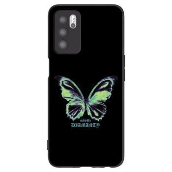 Picasee silikonski črni ovitek za OPPO A16s - Diamanty Blue