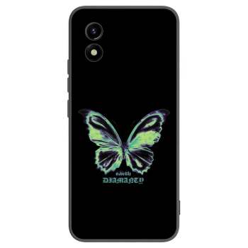 Picasee silikonski črni ovitek za Vivo Y01 - Diamanty Blue