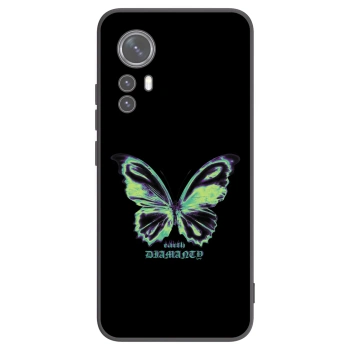 Picasee silikonski črni ovitek za Xiaomi 12X - Diamanty Blue