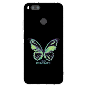 Picasee silikonski prozorni ovitek za Xiaomi Redmi A1 - Diamanty Blue