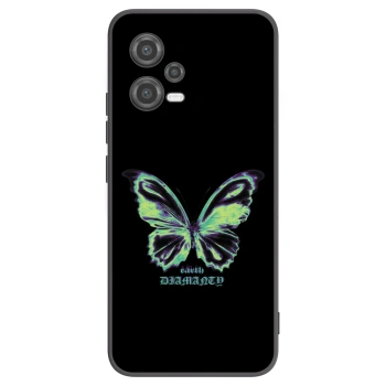 Picasee silikonski črni ovitek za Xiaomi Poco X5 - Diamanty Blue
