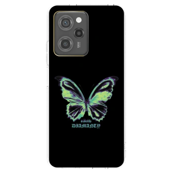 Picasee silikonski prozorni ovitek za Xiaomi Poco X5 Pro - Diamanty Blue