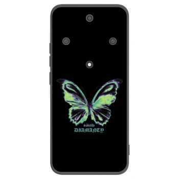 Picasee silikonski črni ovitek za Honor Magic5 Lite 5G - Diamanty Blue