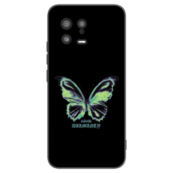 Picasee silikonski črni ovitek za Xiaomi 13 - Diamanty Blue
