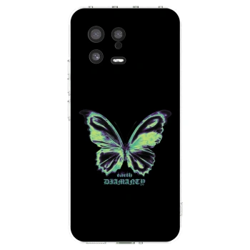 Picasee silikonski prozorni ovitek za Xiaomi 13 - Diamanty Blue