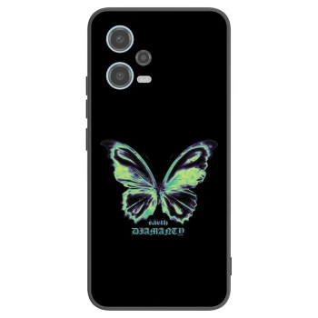 Picasee silikonski črni ovitek za Xiaomi Redmi Note 12 5G - Diamanty Blue